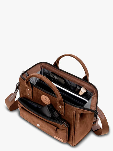Sac Bandoulière Crossbody M Cabaia Marron crossbody M vue secondaire 2