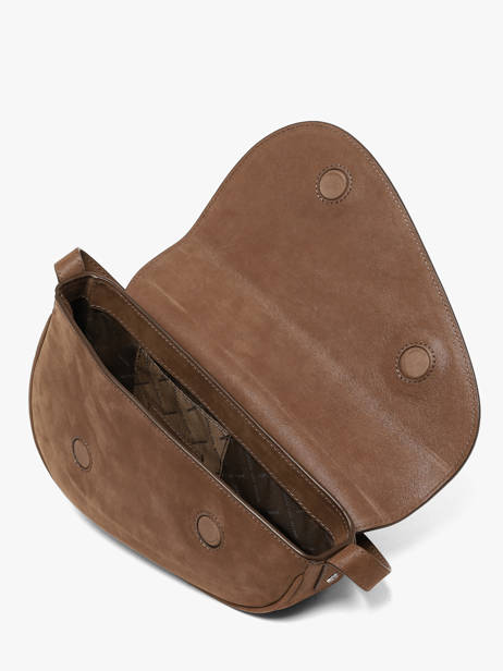 Sac Bandoulière Sunny Nubuck Cuir Nathan baume Marron n city 6NG vue secondaire 3