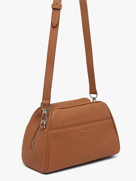 Leather Brenda Crossbody Bag Nathan baume Brown state 2 other view 1