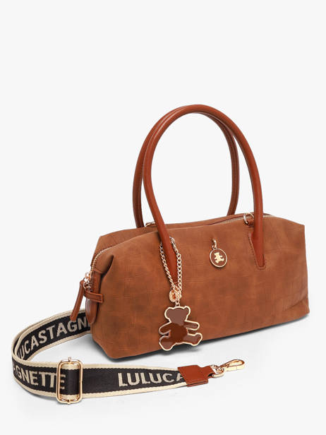 Satchel Cadenas Lulu castagnette Brown cadenas BARACK other view 1
