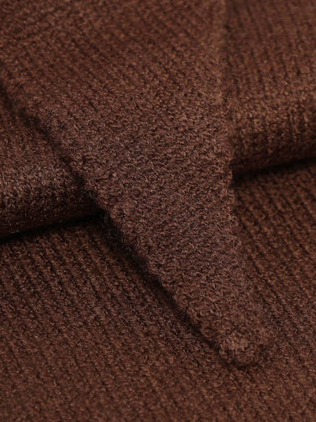 Écharpe Pieces Marron komma 17159754 vue secondaire 1