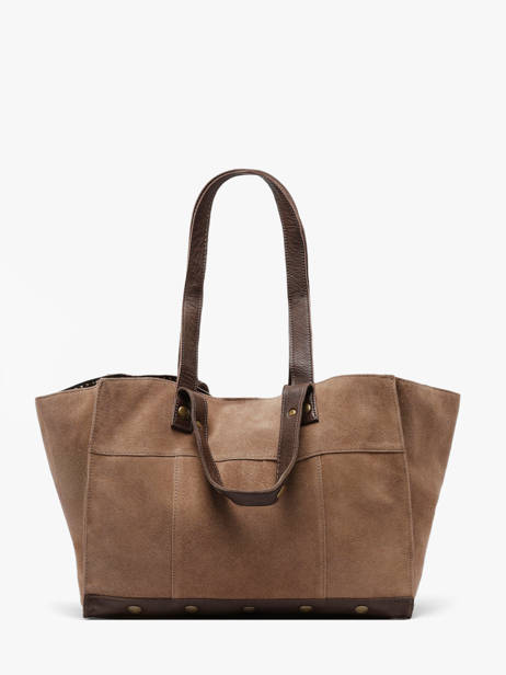 Sac Porté épaule Ava Cuir Pieces Beige ava 17166656