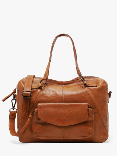 Shopper Fatima Leather Pieces Brown fatima 17090746