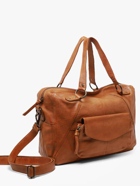 Shopper Fatima Leather Pieces Brown fatima 17090746 other view 1