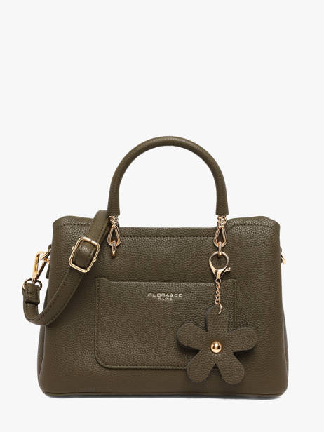 Shoulder Bag Grained Flora & co Green grained H6931