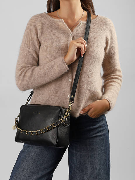 Shoulder Bag Vintage Leather Mila louise Black vintage 23673LC1 other view 1
