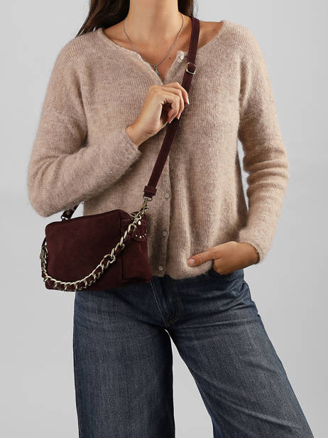 Shoulder Bag Vintage Leather Mila louise Red vintage 23673V other view 1