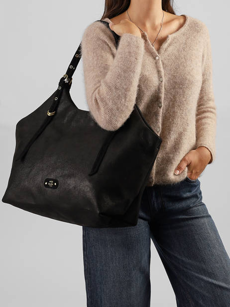 Shoulder Bag Gr Mila louise Black gr 23042GR other view 1