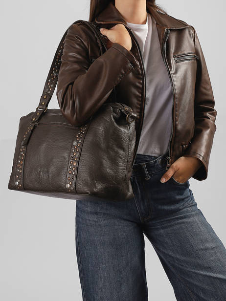 Shoulder Bag Brooklyn Leather Basilic pepper Brown brooklyn BBRO04 other view 1