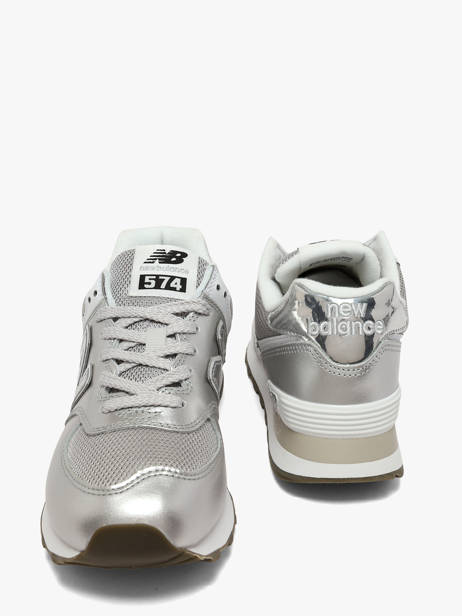 Sneakers 574 Silver New balance Gray women W574428 other view 2