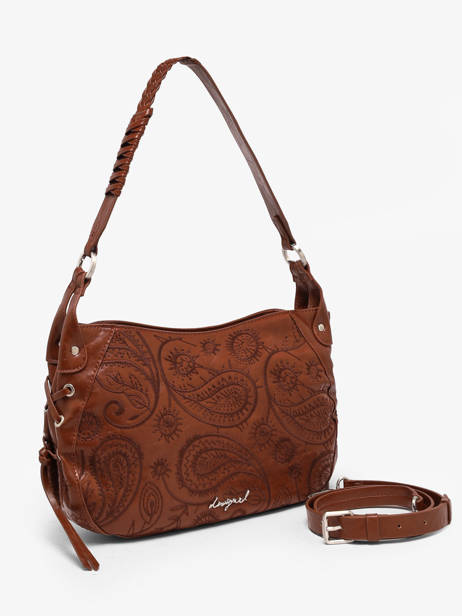 Sac Porté épaule Sirocco Desigual Marron sirocco 26WAXP90 vue secondaire 2