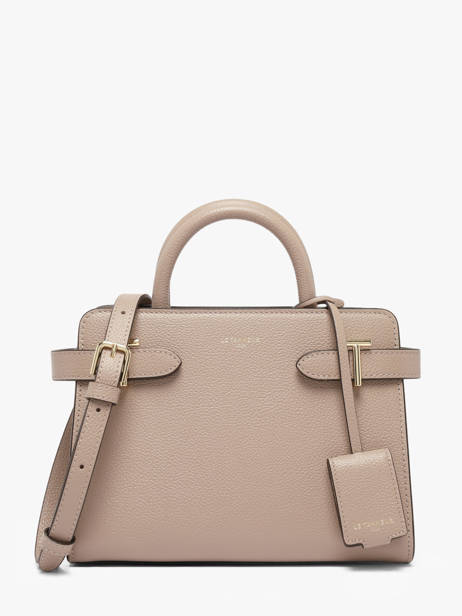 Small Leather Emilie Handbag Le tanneur Beige emily PB328670