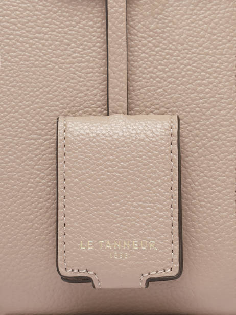 Small Leather Emilie Handbag Le tanneur Beige emily PB328670 other view 3