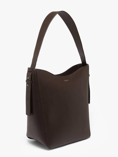 Medium Leather Céleste Hobo Bag Le tanneur Brown celeste TLES1410 other view 2