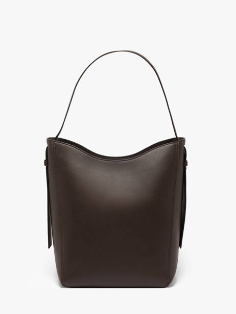 Medium Leather Céleste Hobo Bag Le tanneur Brown celeste TLES1410 other view 5