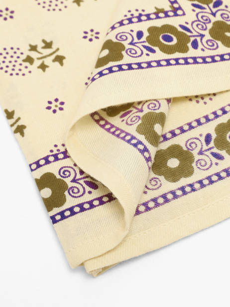 Scarf Anastasia 50x50 Byzantine Beige foulard ANA other view 2