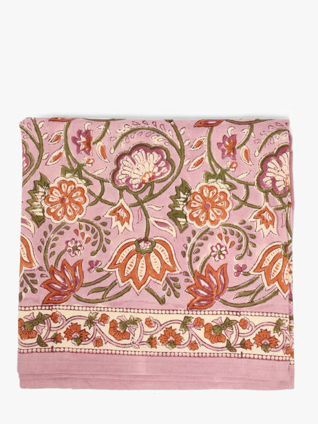 Scarf N°114 100x100 Byzantine Pink foulard 114 other view 1