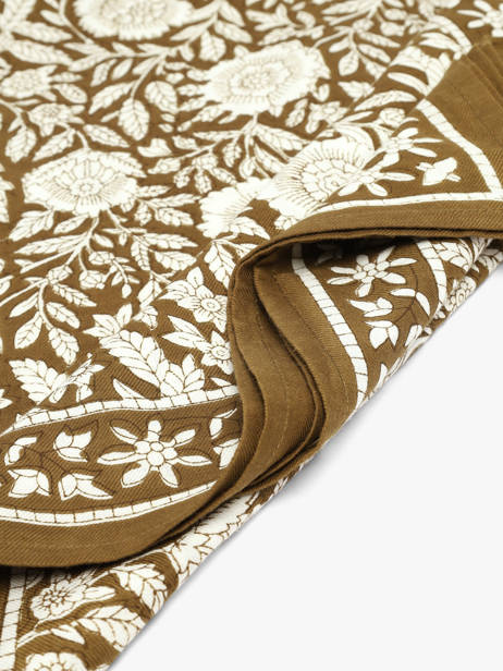 Scarf Antioche 100x100 Byzantine Green foulard ANT other view 2