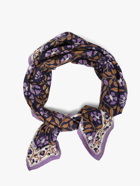 Scarf N°115 100x100 Byzantine Black foulard 115