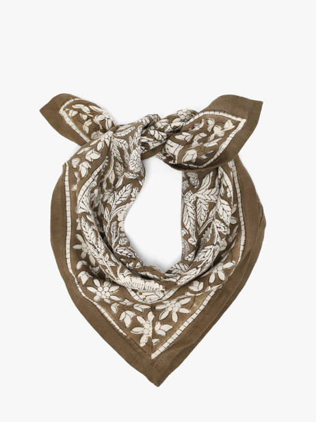 Scarf Antioche 50x50 Byzantine Green foulard ANT