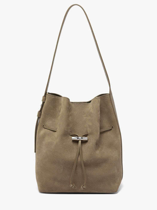 Longchamp Le roseau coulisse nubuck Handbag Brown