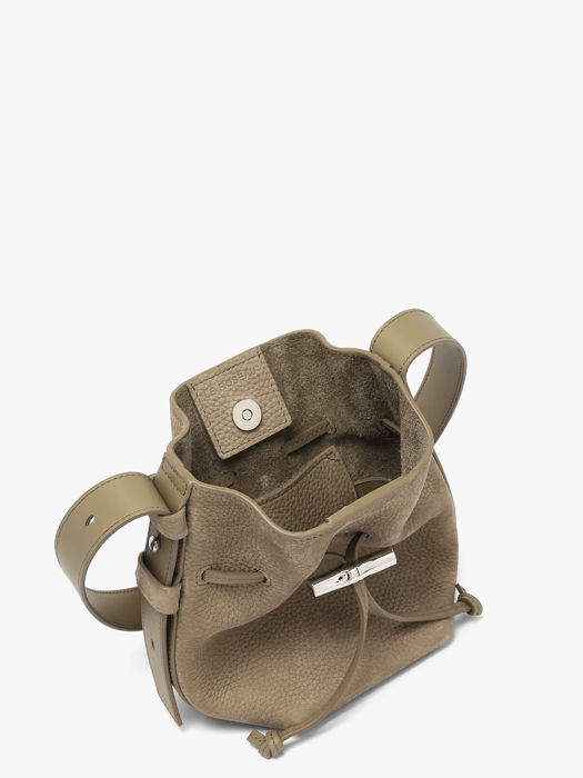 Longchamp Le roseau coulisse nubuck Handbag Brown