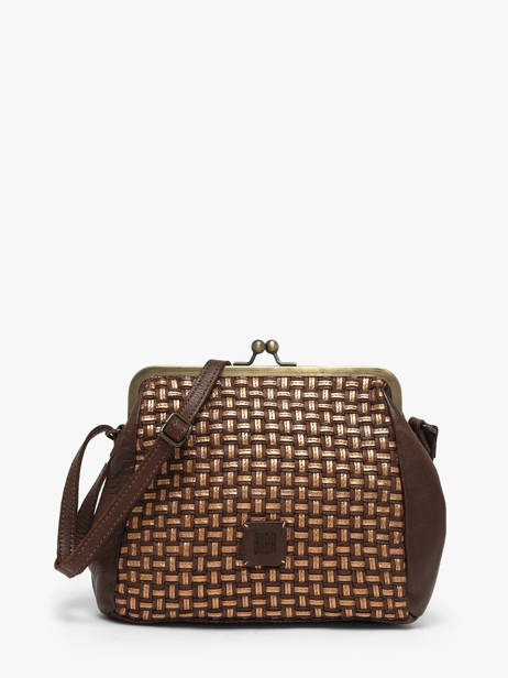 Shoulder Bag Heritage Leather Biba Brown heritage KAB21L