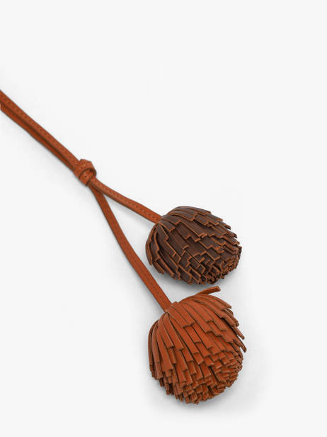 Leather Connecticut Bag Charm Biba Brown wallet COH8L other view 1
