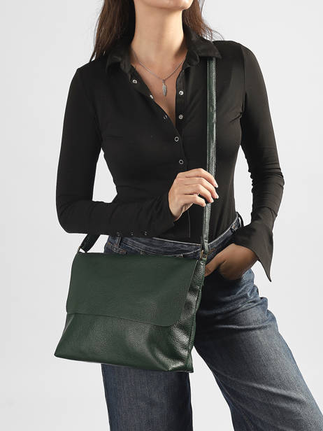 Shoulder Bag Soft Mandoline Green soft MD5231 other view 1