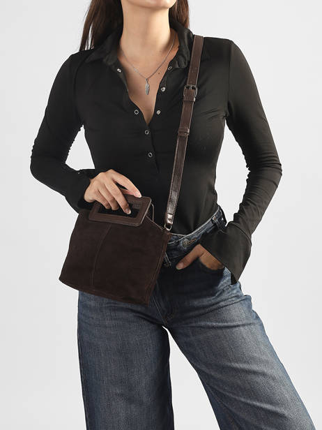 Shoulder Bag Adeline Leather Pieces Brown adeline 17166659 other view 1
