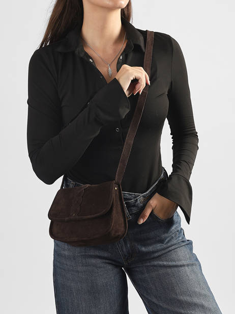 Shoulder Bag Aspen Leather Pieces Brown aspen 17166672 other view 1