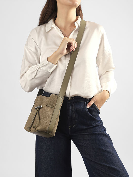 Longchamp Le roseau coulisse nubuck Handbag Brown