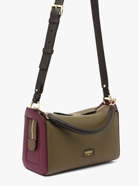 Crossbody Bag Louison Leather Lancel Green louison A14228 other view 1