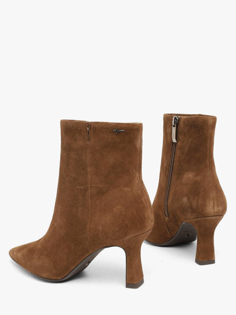 Stiletto Heel Boots In Leather Tamaris Brown women 45 other view 2