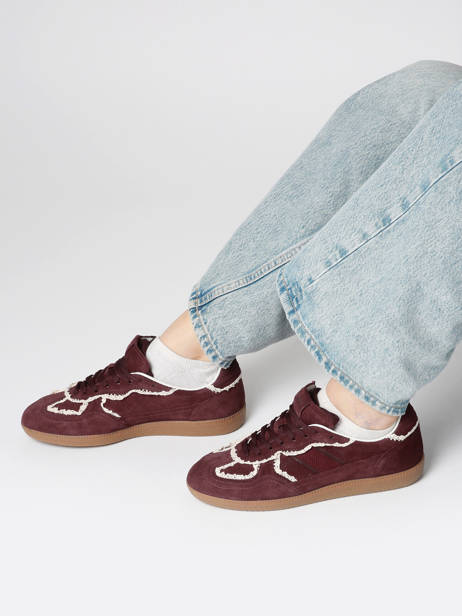 Sneakers Tb.490 In Leather Alohas Red women 10082303 other view 1