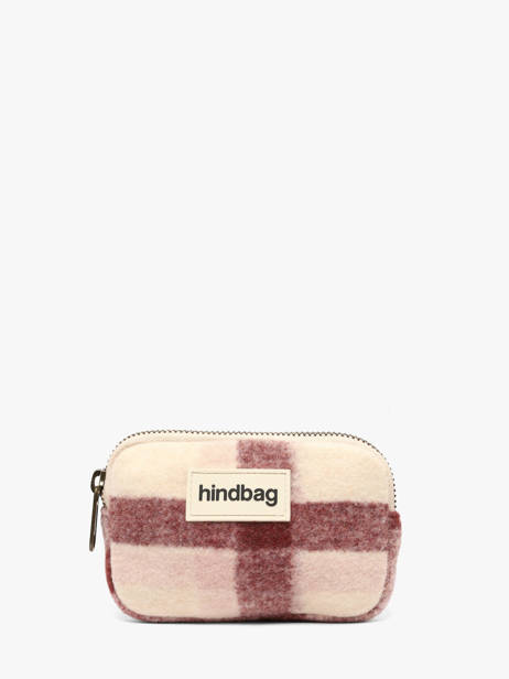 Coin Purse Hindbag Pink tartan TA