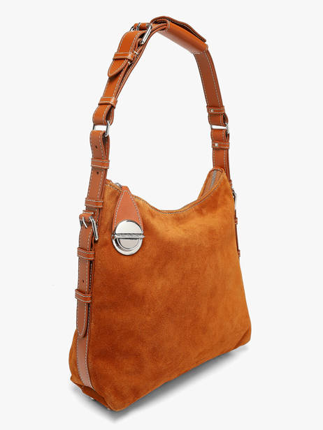 Sac Porté épaule La Suite Cuir Paul marius Orange la suite ELLIBSUI vue secondaire 1