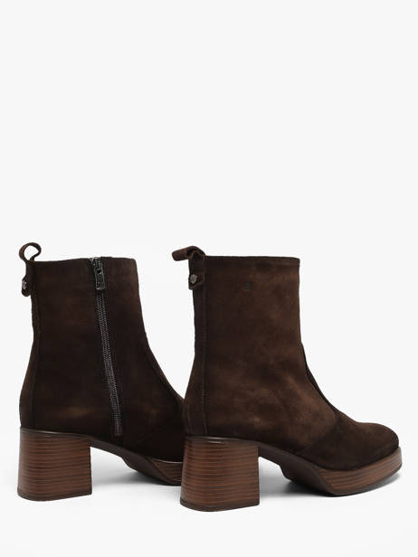 Heeled Boots In Leather Dorking Brown women CA other view 2