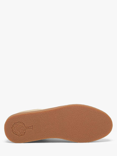 Sneakers En Cuir Faguo Beige men 25CG0201 vue secondaire 4