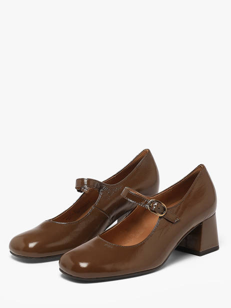 Heeled Pumps In Leather Gabor Brown women 3 other view 1