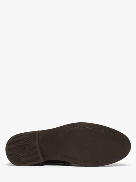 Mocassins En Cuir Gant Marron men 33673384 vue secondaire 4