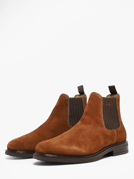 Chelsea Boots In Leather Gant Brown men 33653464 other view 1