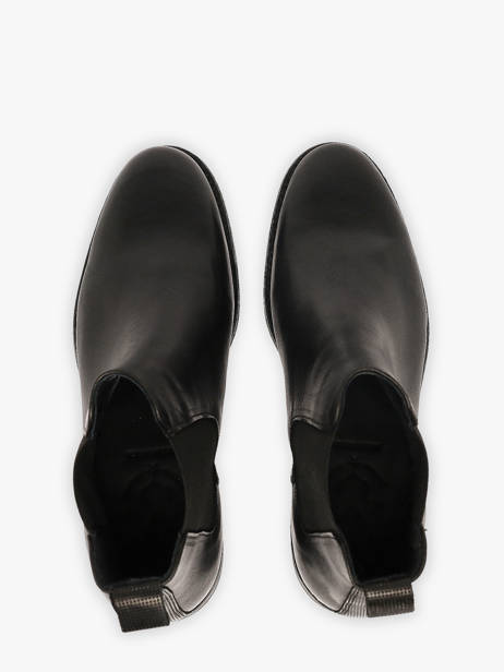 Chelsea Boots In Leather Kost Black men B00030A other view 3