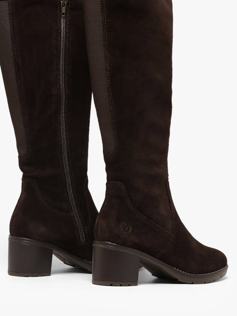 Heeled Boots In Leather Remonte Brown women 25 other view 2