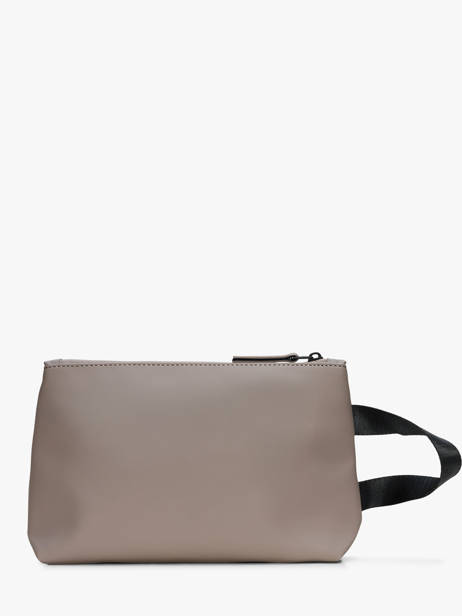 Cosmetics Bag With Zip Rains Beige travel 16250 other view 2