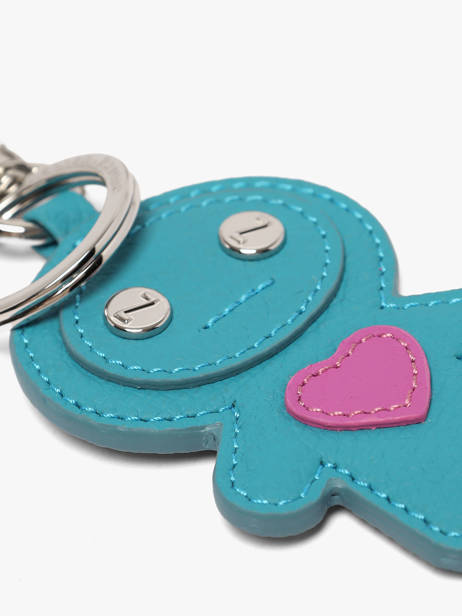 Leather Love Manga Keychain Nathan baume Blue original n 718N other view 1