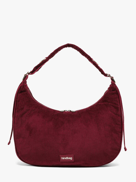Velvet Bianca Shoulder Bag Hindbag Red velours V