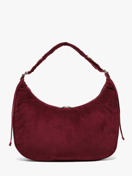 Velvet Bianca Shoulder Bag Hindbag Red velours V other view 3