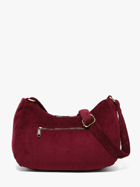 Velvet Rosa Crossbody Bag Hindbag Red velours V other view 3