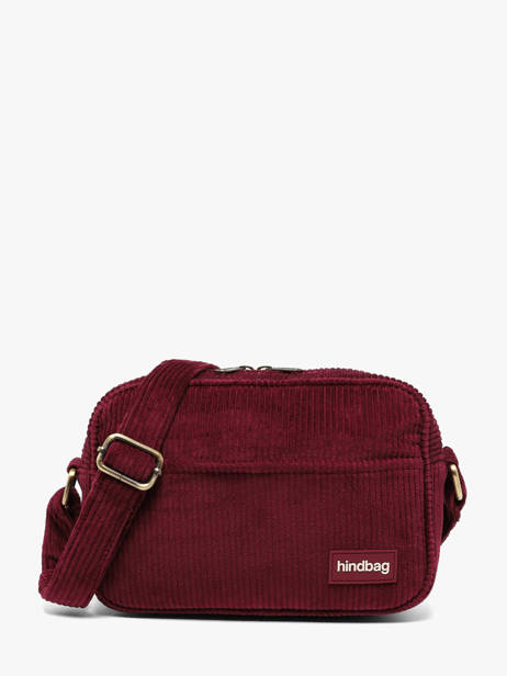 Velvet Nino Crossbody Bag Hindbag Red velours V